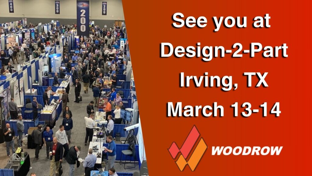 See you at Design-2-Part Irving, TX March 13-14
